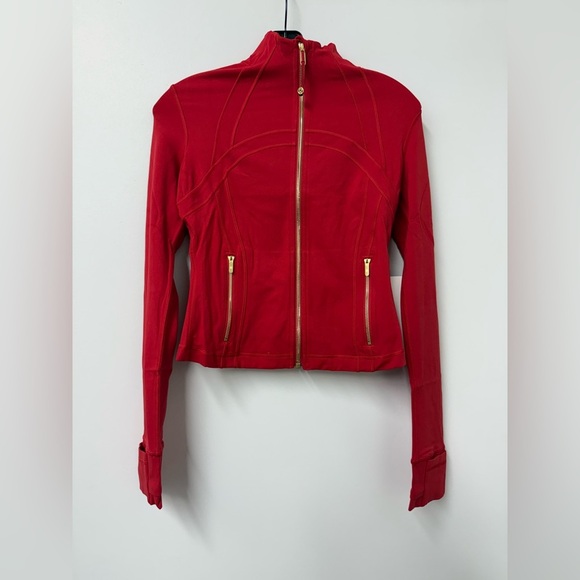 lululemon athletica Jackets & Blazers - LuluLemon Lunar New Year Define Cropped Jacket Nulu in Oxford Red/Gold
